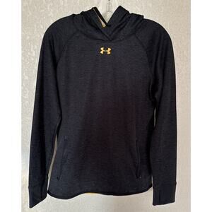 Under Armour Men's Hoodie Sweater Sweatshirt Black Pockets Size XS